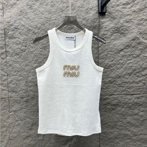 Miu Miu Cream Tank Top